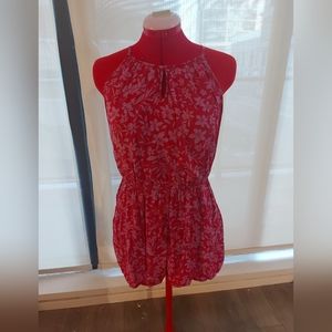 Small Old Navy romper in pink floral